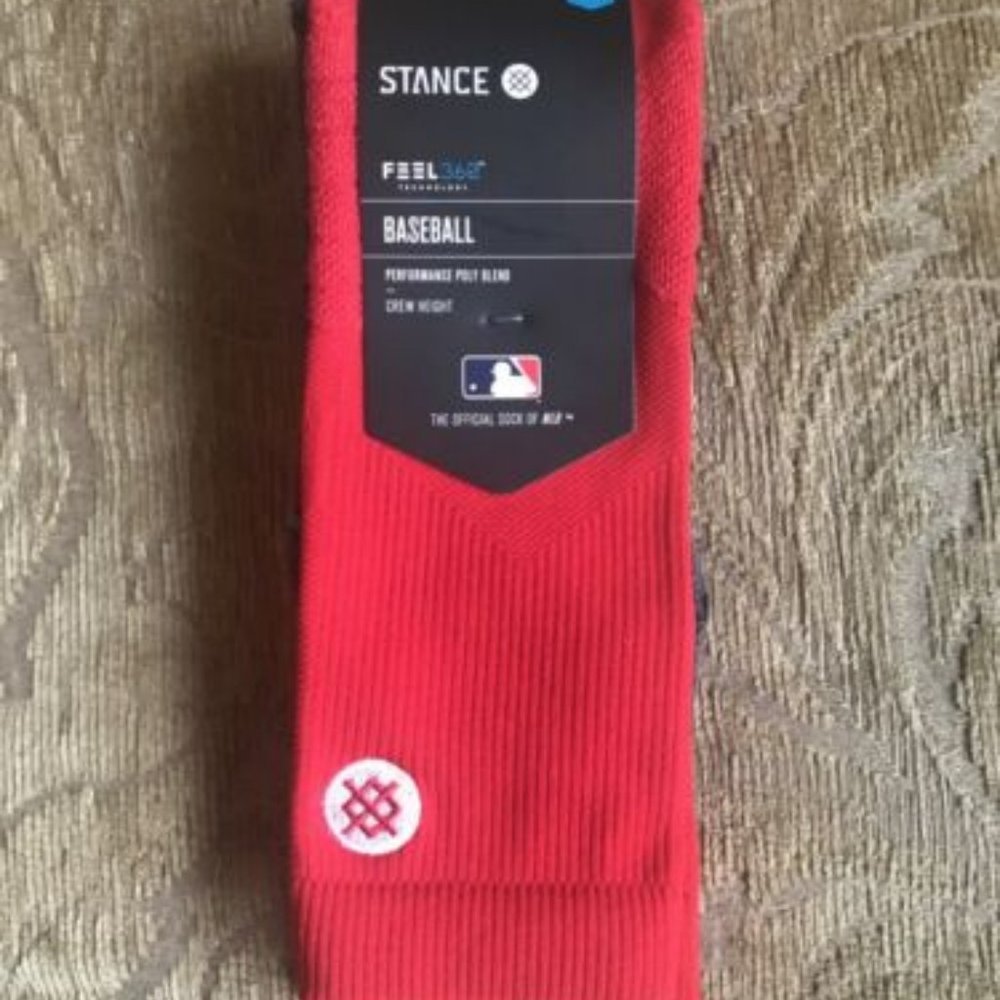 New Men's Stance MLB St Louis Baseball Socks (STL Big LG Dmnd Pro)